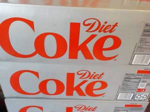 2 - 12 packs Diet Coke past best d...