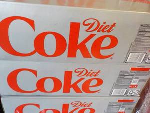 2 - 12 packs Diet Coke past best d...