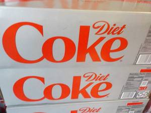 2 - 12 packs Diet Coke past best d...