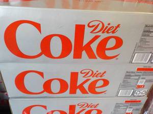 2 - 12 packs Diet Coke past best d...