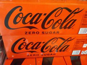 2 - 12 packs Coca Cola Zero Sugar ...