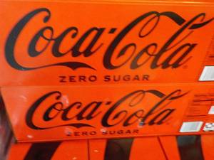 2 - 12 packs Coca Cola Zero Sugar ...
