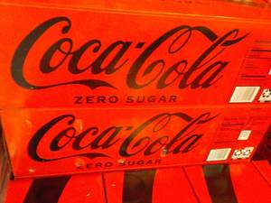 2 - 12 packs Coca Cola Zero Sugar ...