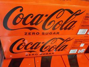 2 - 12 packs Coca Cola Zero Sugar ...
