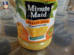24 pack Minute Maid Orange Juice p...
