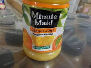 24 pack Minute Maid Orange Juice p...