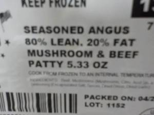 10 lb. box Frozen Seasoned Angus Mu...