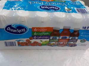 18 pack Ocean Spray 10 oz Variety P...