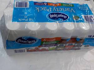 18 pack Ocean Spray 10 oz Variety P...