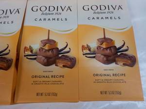 6 ct 5.3 oz Bags Godiva Caramels b...