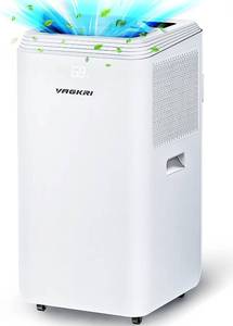 lot 6 image: VAGKRI Portable Air Conditioners 12000 BTU, 3-in-1 AC Unit with Fan & Dehumidifier Cools up to 400 sq. ft, Portable AC with ECO Mode, 3 Fan Speeds, Auto Swing, 24H OnOff Timer, Remote Control NEW