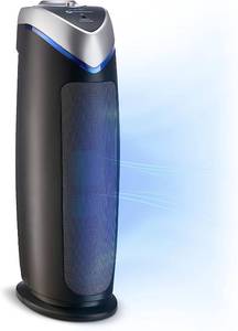 lot 15 image: Germ Guardian Air Purifier with HEPA 13 Filter, Removes 99.97% of Pollutants, Covers Large Room up to 743 Sq. Foot Room in 1 Hr, UV-C Light Helps Reduce Germs, Zero Ozone Verified, 22, Gray, AC4825E NEW