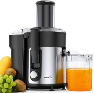 lot 56 image: EASEHOLD Upgraded Juicer Machine, Centrifugal Juice Extractor for Vegetable and Fruit, Anti-Drip, Easy to Clean, BPA-Free with Juice Jug and Pulp Containe