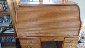 Oak Rolltop Desk