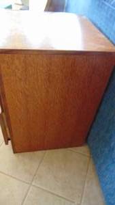 Oak 2 Drawer File Cabinet