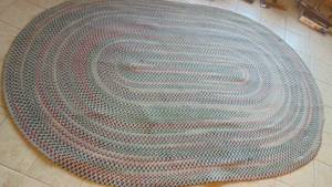 108 x 73 Oval Braided Rug