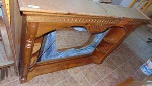 Full Size Headboard with Mirror (would make a great mantle)