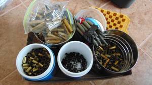 Assortment of shells 45s, 40s, 4570s and Heavy Duty Hooks