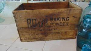 Box of Green Jars and Baking Soda Box