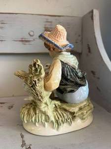 Arnart Boy with Goose Figurine