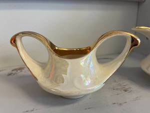 Vintage Cream and Sugar Bowl
