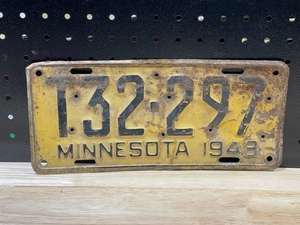 1948 License Plate