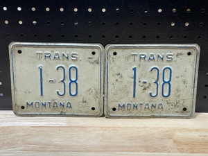 Montana License Plates