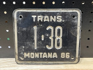 Montana License Plate