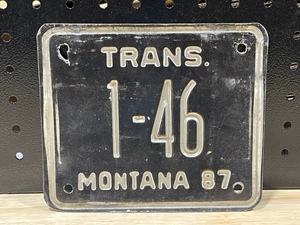 Montana License Plate