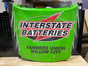 Interstate Battery Hood Sign