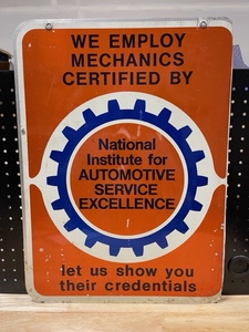 ASE Mechanic Sign
