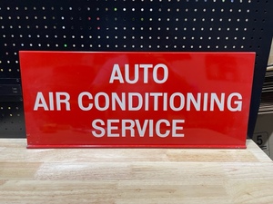 Auto Air Conditioning Sign