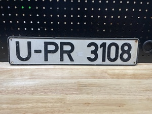Foreign License Plate