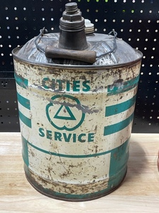 Cities Service Metal Can