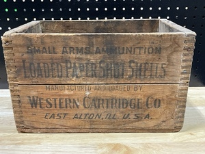 Western Cartridge Company Ammunition Box