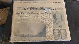 Apollo Moon St. Cloud Newspaper