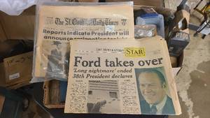 Vintage St. Cloud Newpaper about watergate
