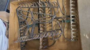 Vintage rake heads of various styles