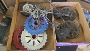 Sawblade decor items and some laser cut steel items