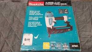 New in Box Makita 16 Gauge Straight Finish Nailer
