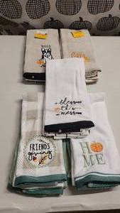 Collection of Fall themed hand towels