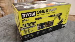 600 PSI Brushless Ryobi Cleaner with Accessories