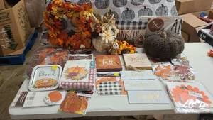All in one fall decor