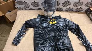 Kids Batman Costume out of packaging