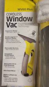 New in packaging Cordless WIndow Vac