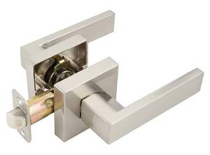 lot 57 image: DESIGN HOUSE 581108 Karsen Hall and Closet Door Lever, PassageHall & Closet, Satin Nickel