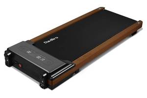 lot 3 image: REDLIRO Walking Pad, Wood Under Desk Treadmill 300 lb Capacity Installation-Free for Home Office Use with Remote Control LED Display