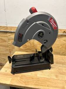 lot 87 image: MILWAUKEE M18 FUEL 18-Volt Lithium-Ion Brushless Cordless 14 in. Abrasive Cut-Off Saw (Tool-Only)