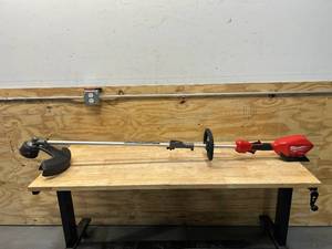 lot 108 image: MILWAUKEE M18 Straight Weed Trimmer (Tool Only)
