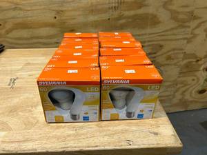 lot 110 image: SYLVANIA Lot of 12 Packs of- 60W LED Light Bulbs (2 per pack)